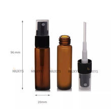Load image into Gallery viewer, 10ml Amber Glass Spray Bottles